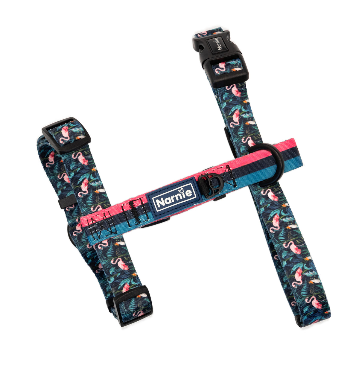 Strap Harness - Flamingo Noir